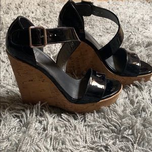 Stuart Weitzman Cork Wedges